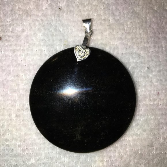 Gold Sheen Obsidian Pendant - Picture 1 of 4